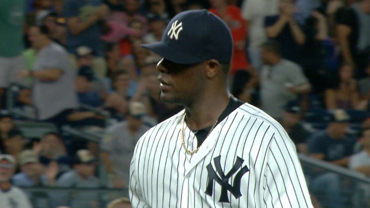 Backed by HRs, Pineda, Yanks blank Orioles