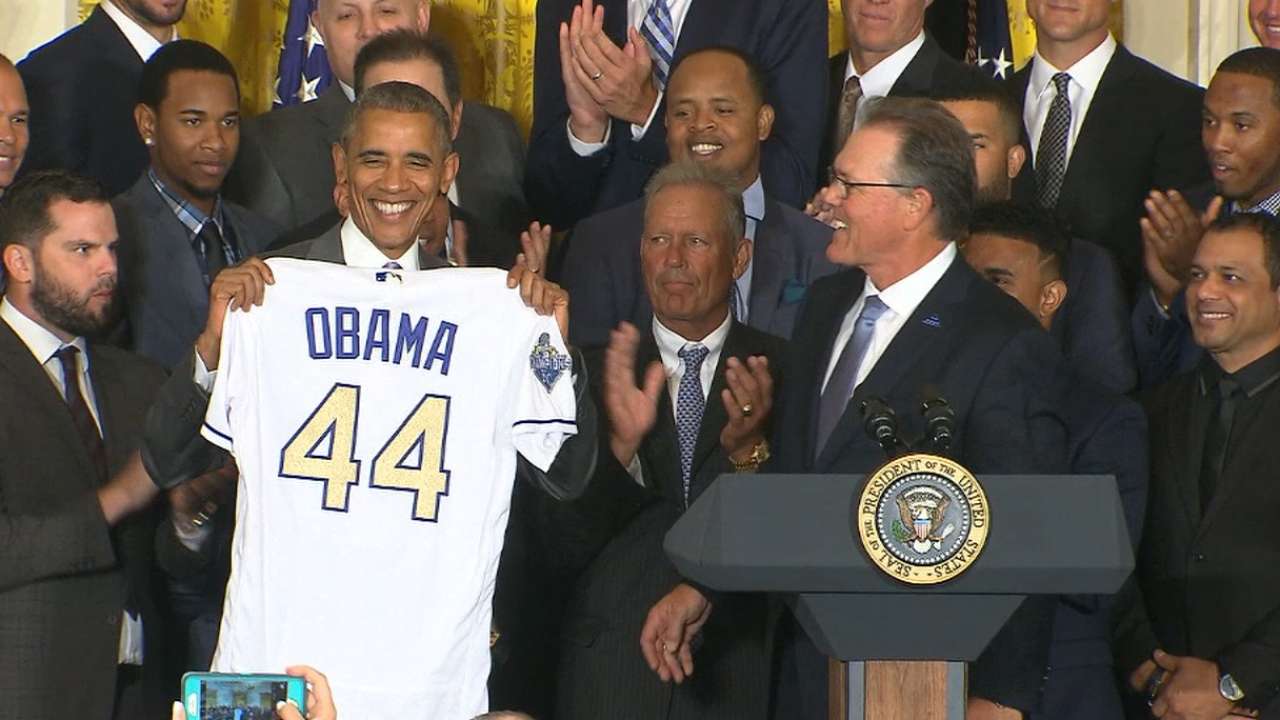 Royal greeting: Obama fetes world champs