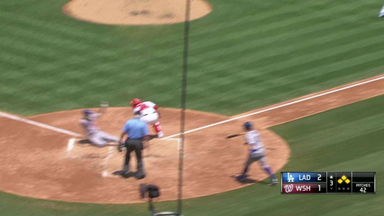 Dodgers derrotan a Strasburg y se llevan la serie en Washington