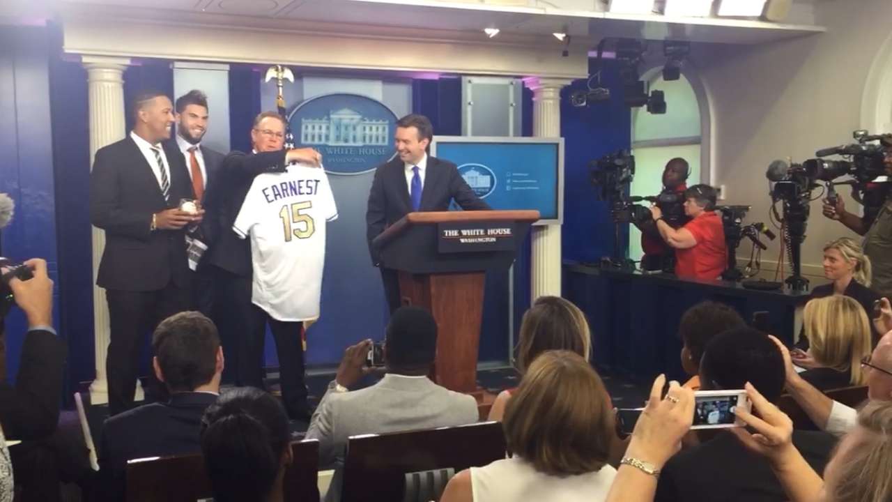 Royals' White House visit special to Earnest