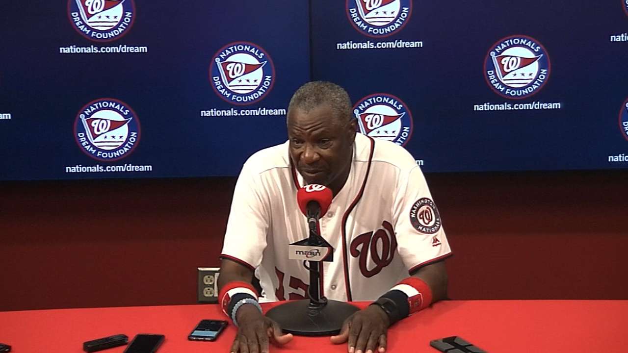 Baker on Strasburg's start