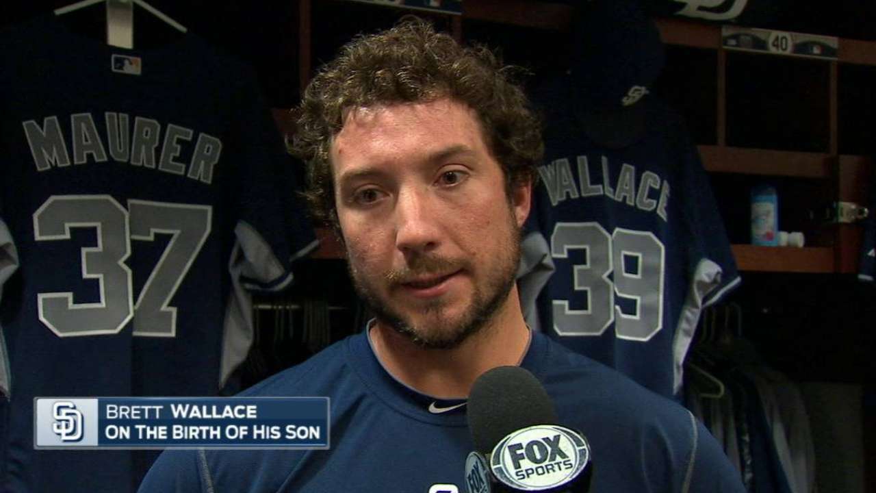 Wallace returns from paternity leave