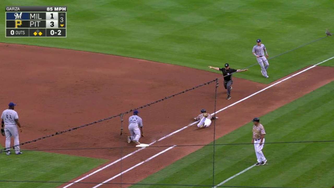 Joyce adds to Pirates' lead