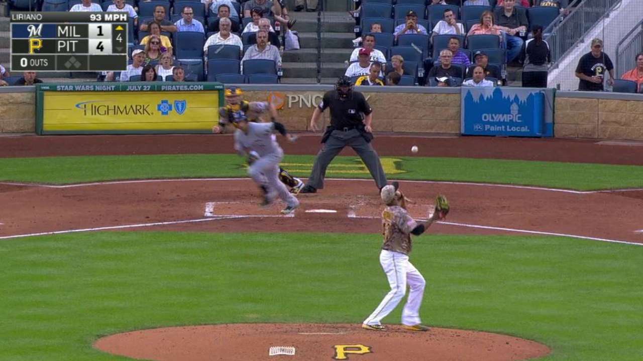 Liriano's quick hands