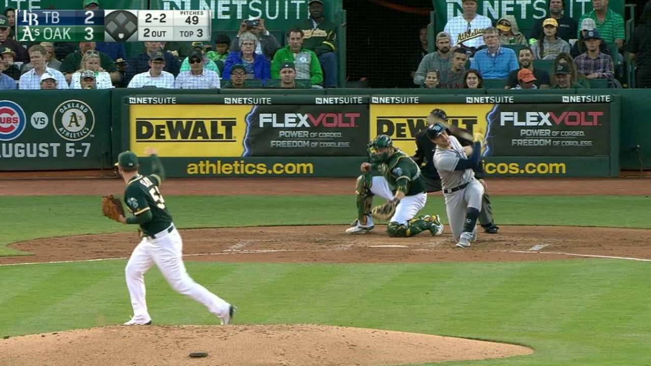 Gray fans Longoria