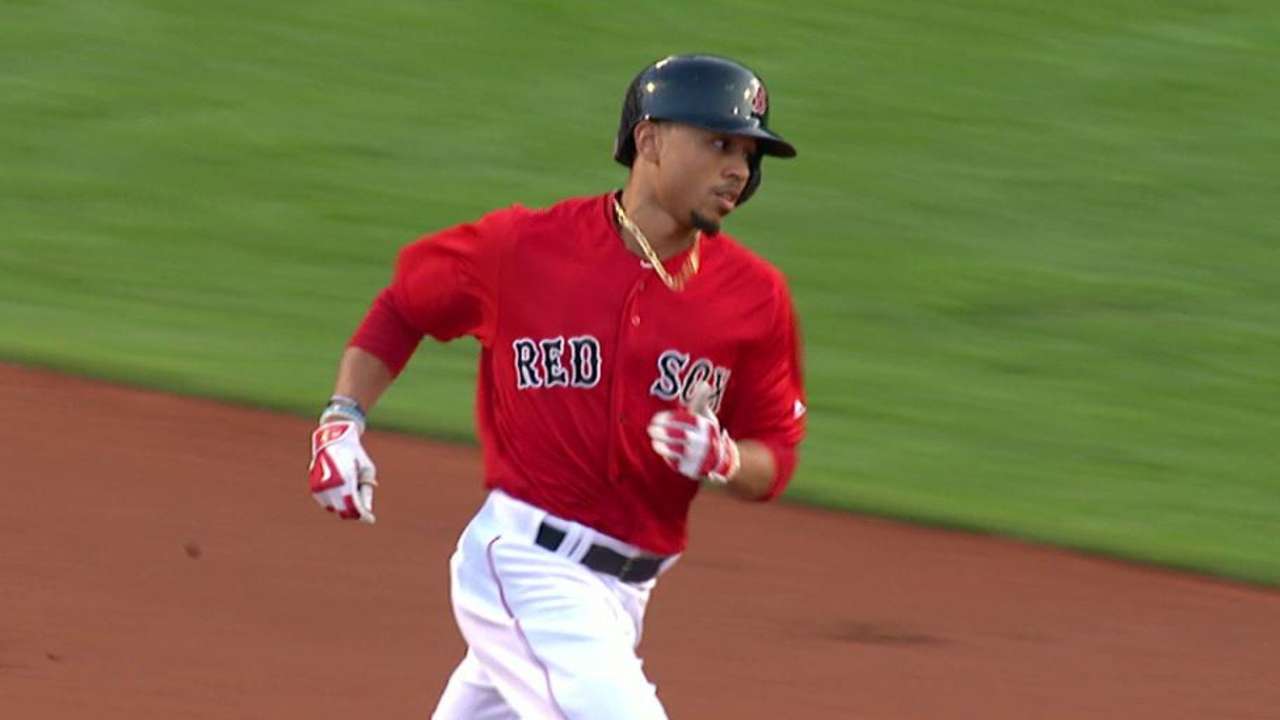 Betts' leadoff home run