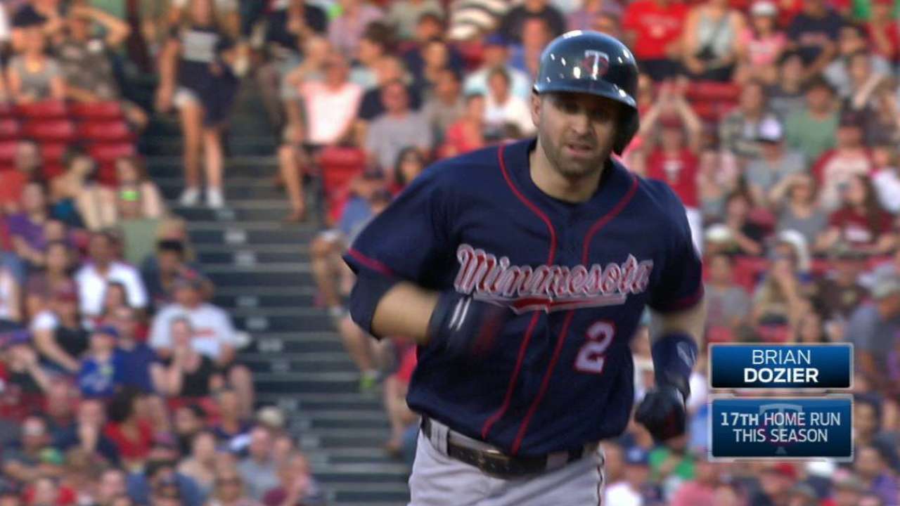 Dozier's solo home run