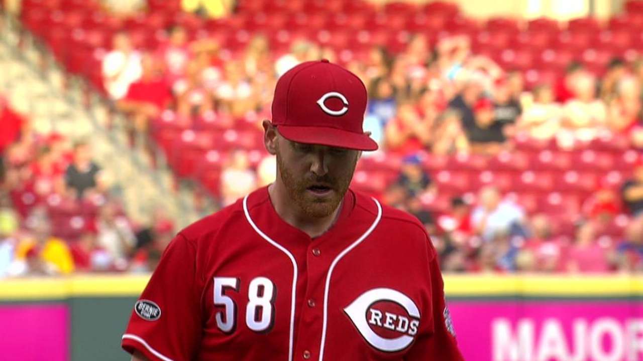 Straily strikes out the side
