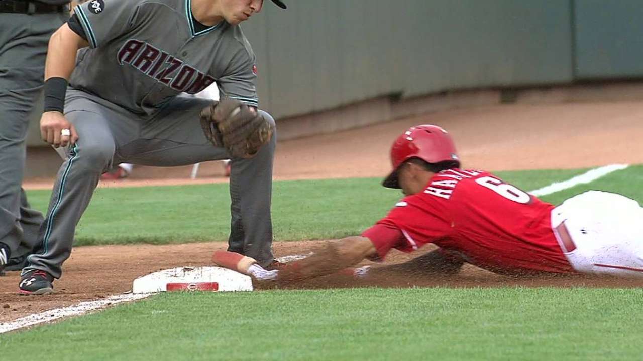 Hamilton gets his wish, batting leadoff