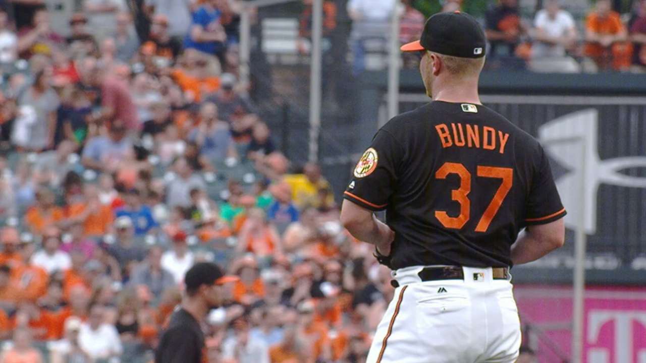 Bundy has career night, could ease rotation concerns