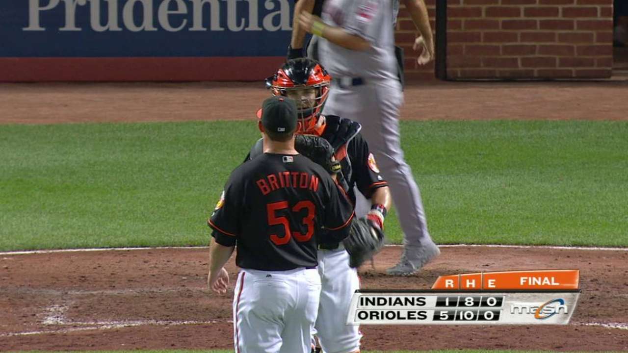 Britton earns the save