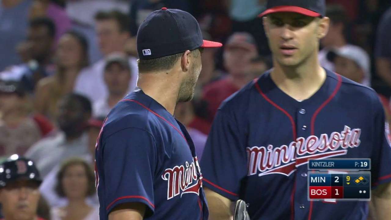 Twins turn crucial double play