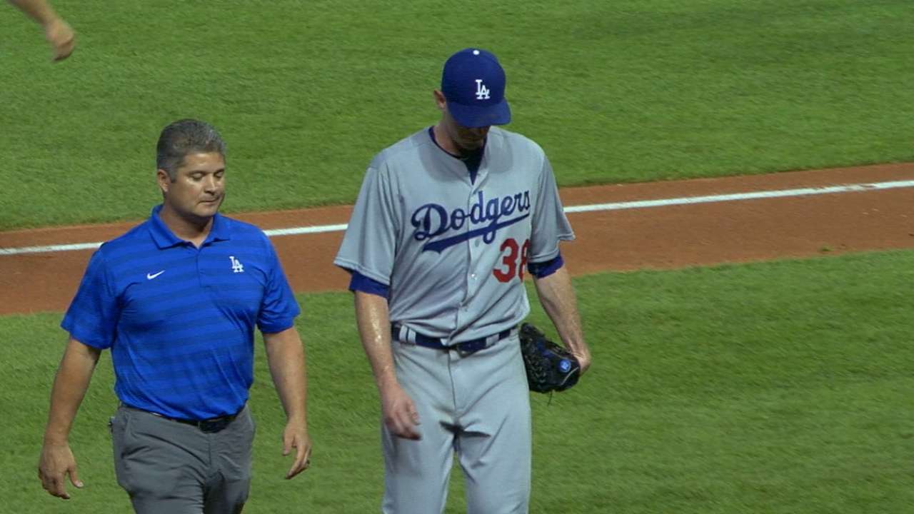 McCarthy sharp again, exits with leg cramps