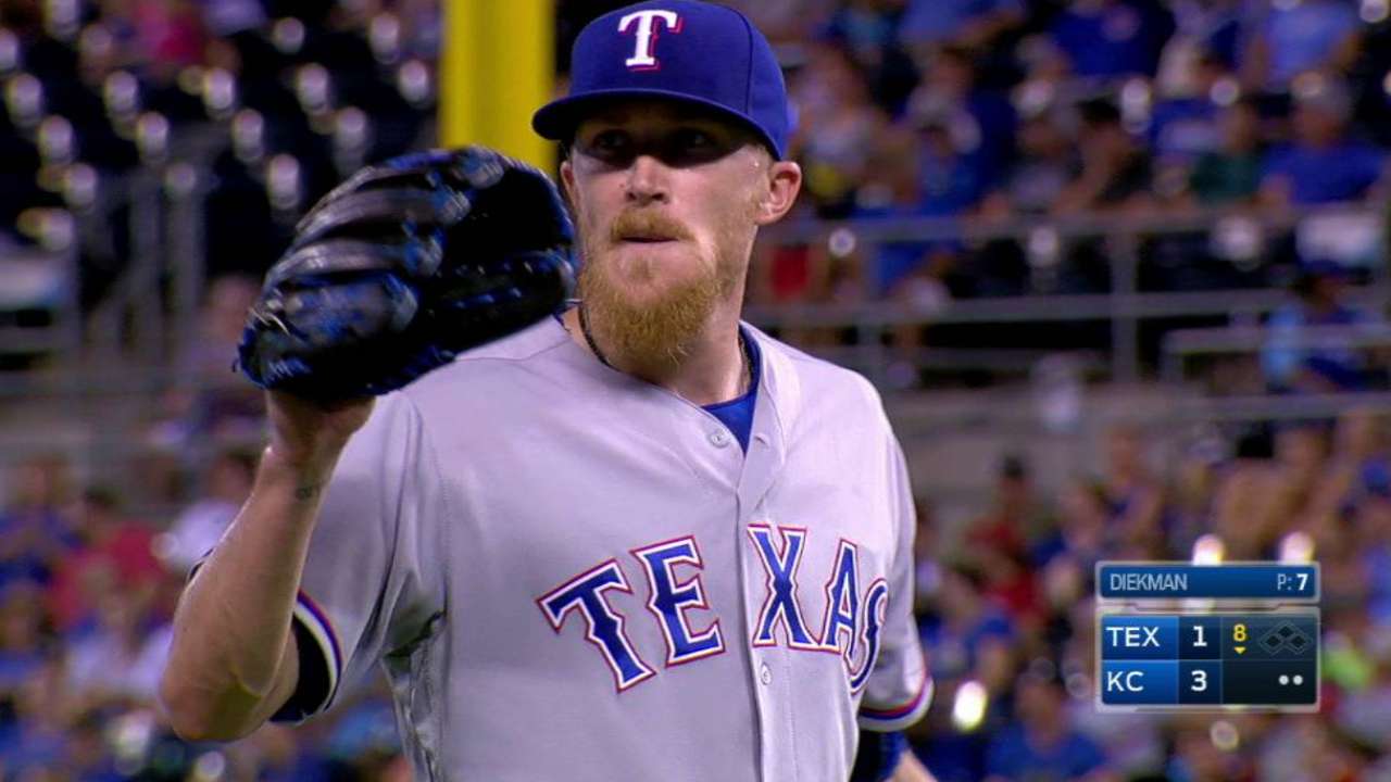 Rangers activate Diekman, DFA Ramos