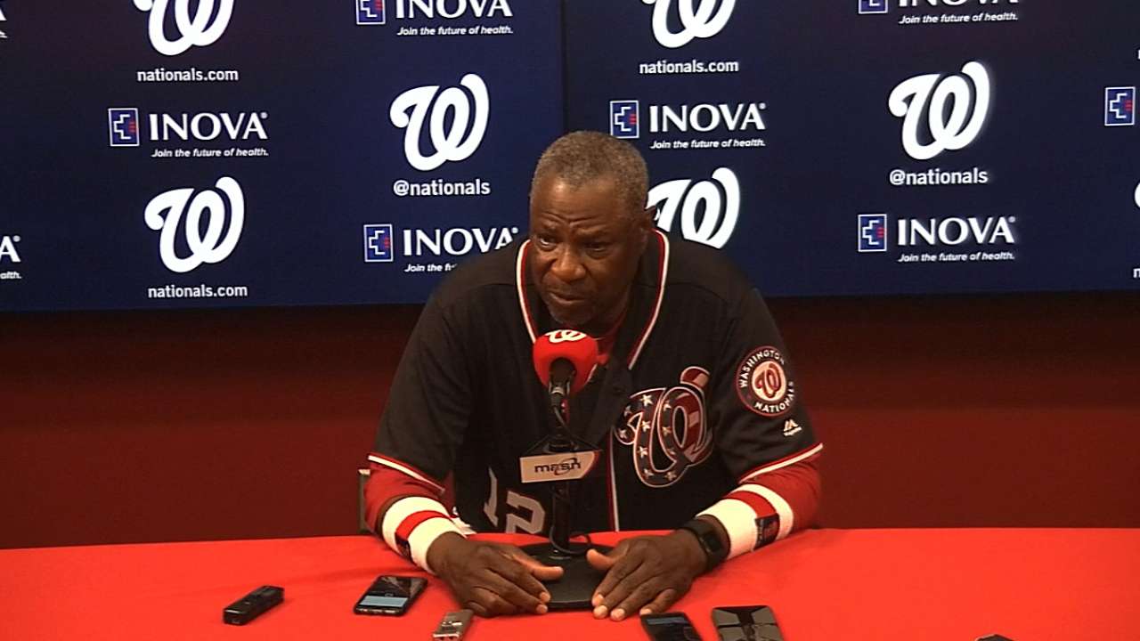Baker on 5-3 loss to the Padres