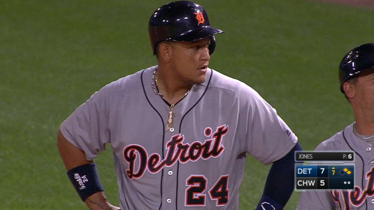 Cabrera collects four hits
