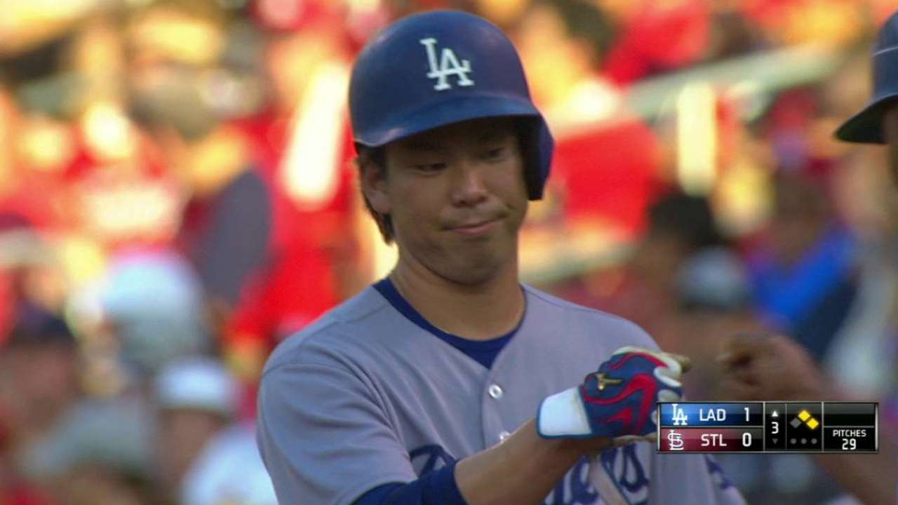 Maeda's RBI bunt single