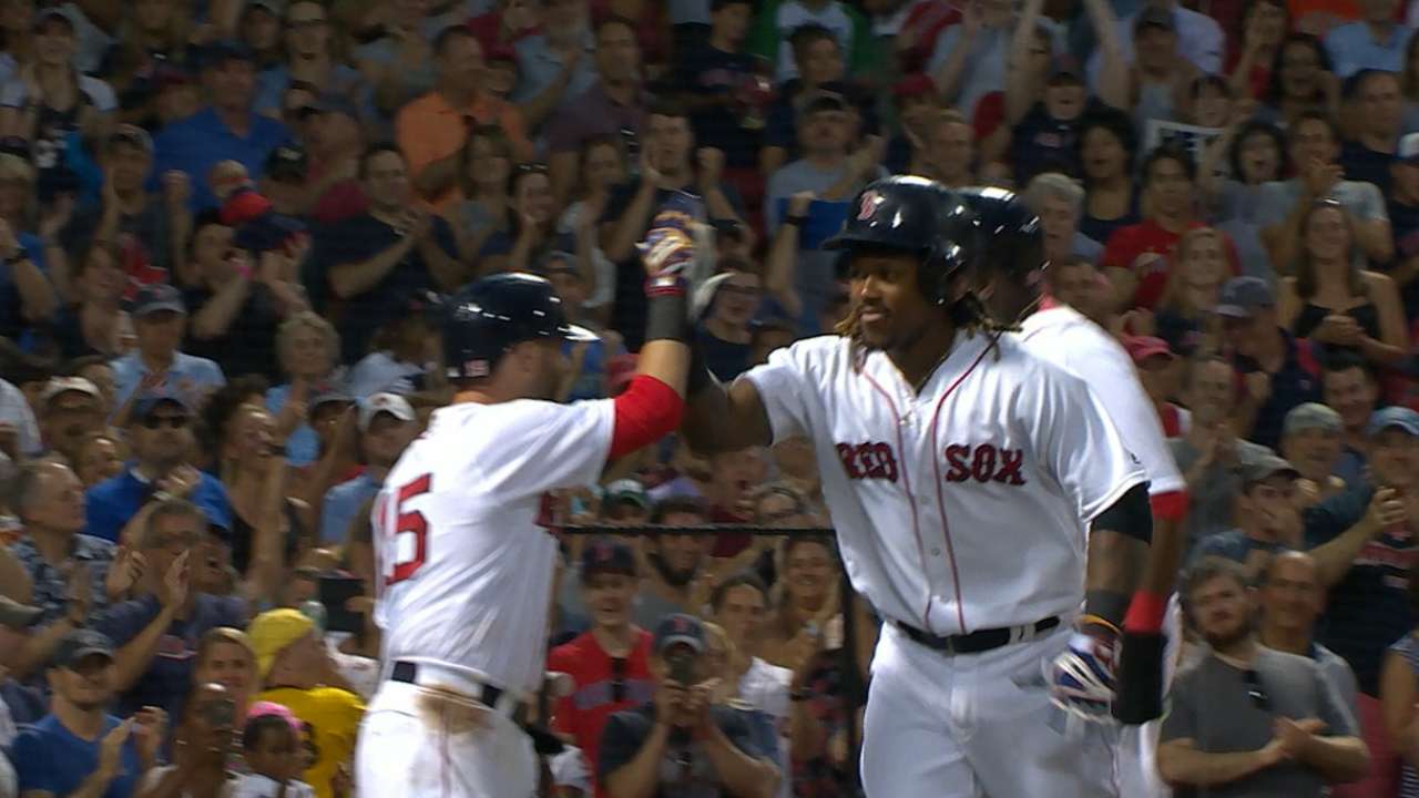 Sox strike for five in the 2nd