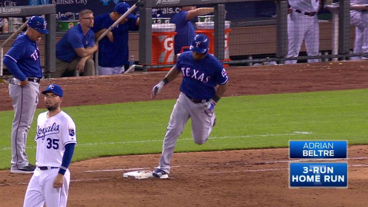 Beltre's three-run home run