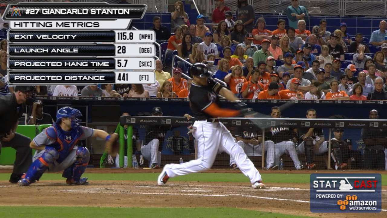 Statcast: Stanton's 441-ft homer