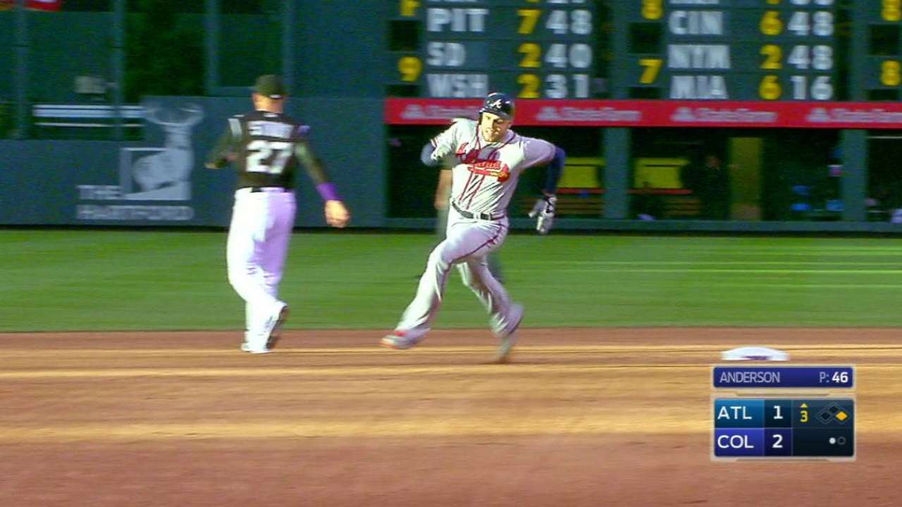 Freeman's hot stretch coincided with rib injury