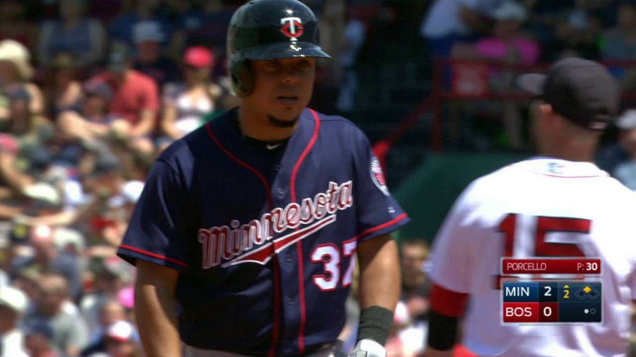Centeno's two-run double