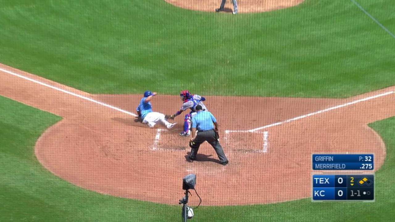 Andrus cuts down Morales at home