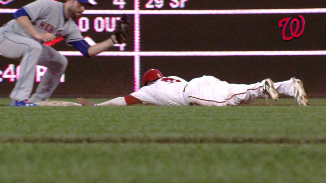 Nats running wild thanks to Lopes