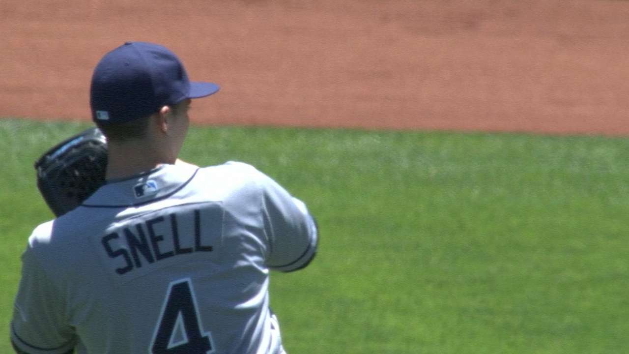 Snell keeps Rays' rotation on stellar roll