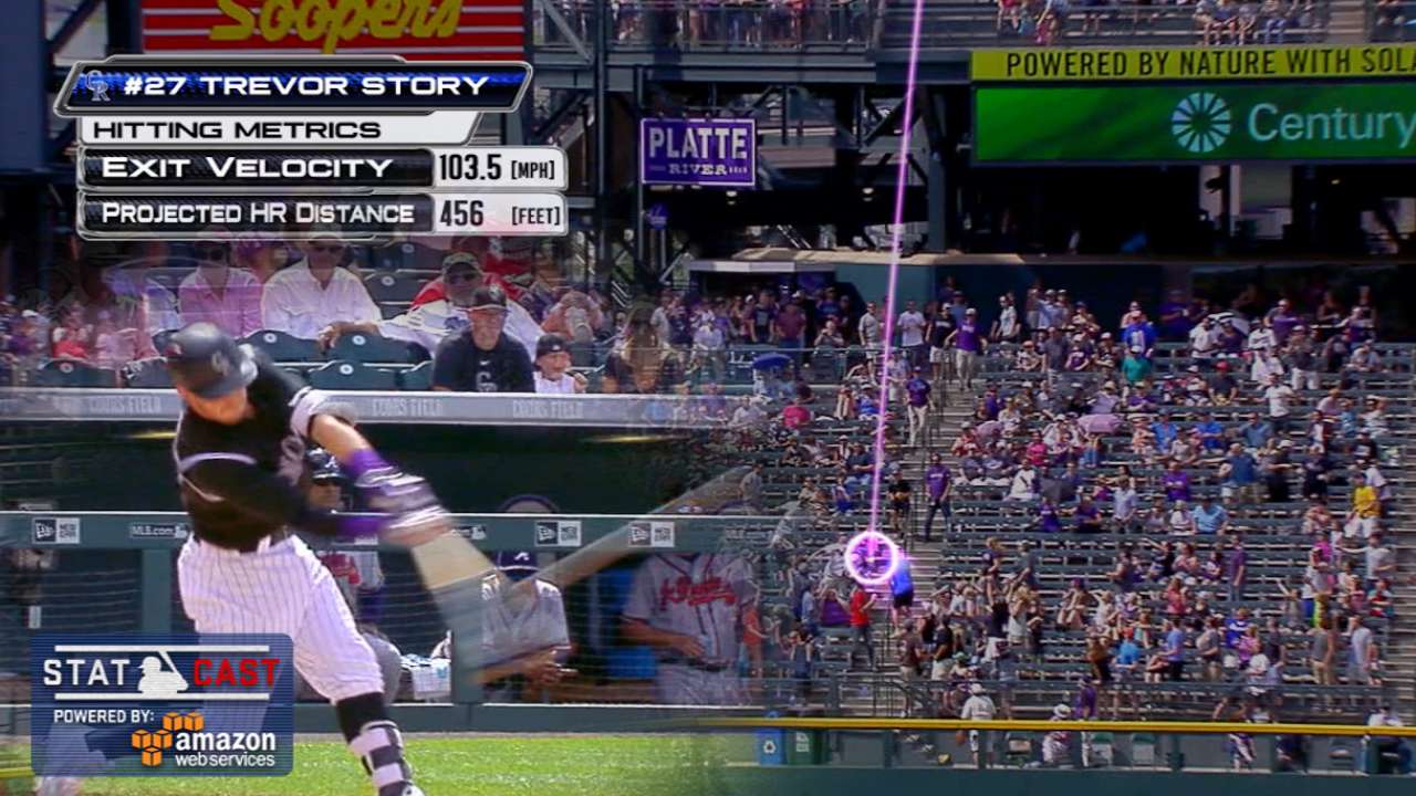 Statcast: Story's monster smash
