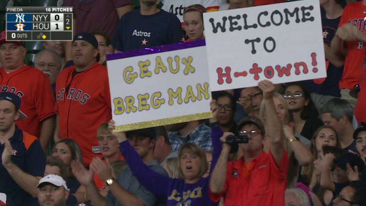Bregman's standing ovation