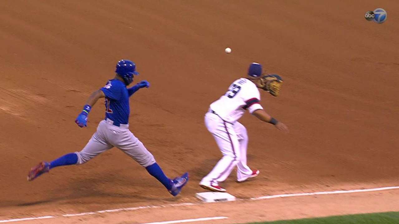 Heyward reaches after challenge