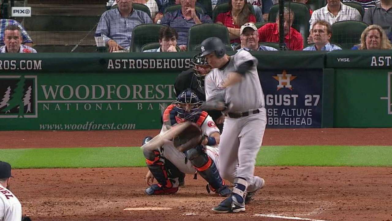 Headley's RBI single