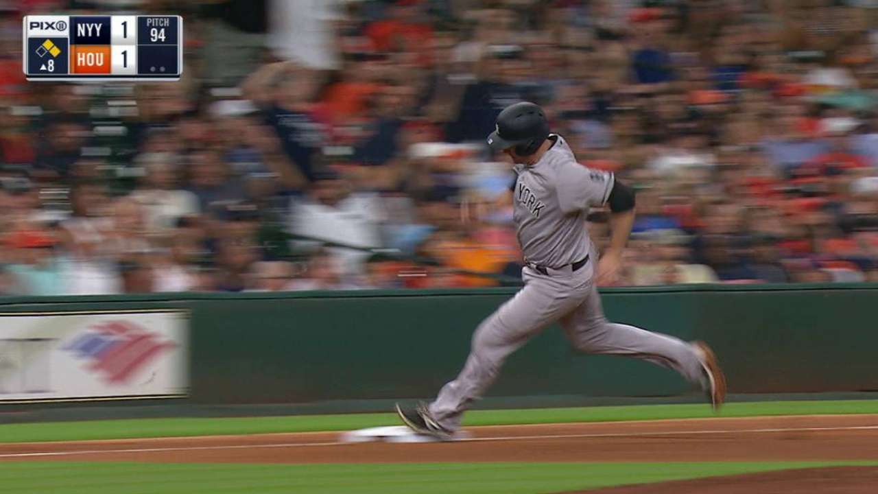 Romine's RBI double