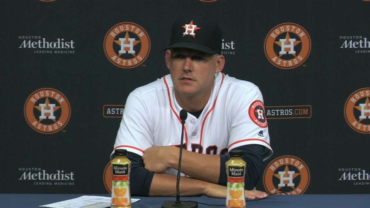 Hinch on the Astros' 2-1 loss