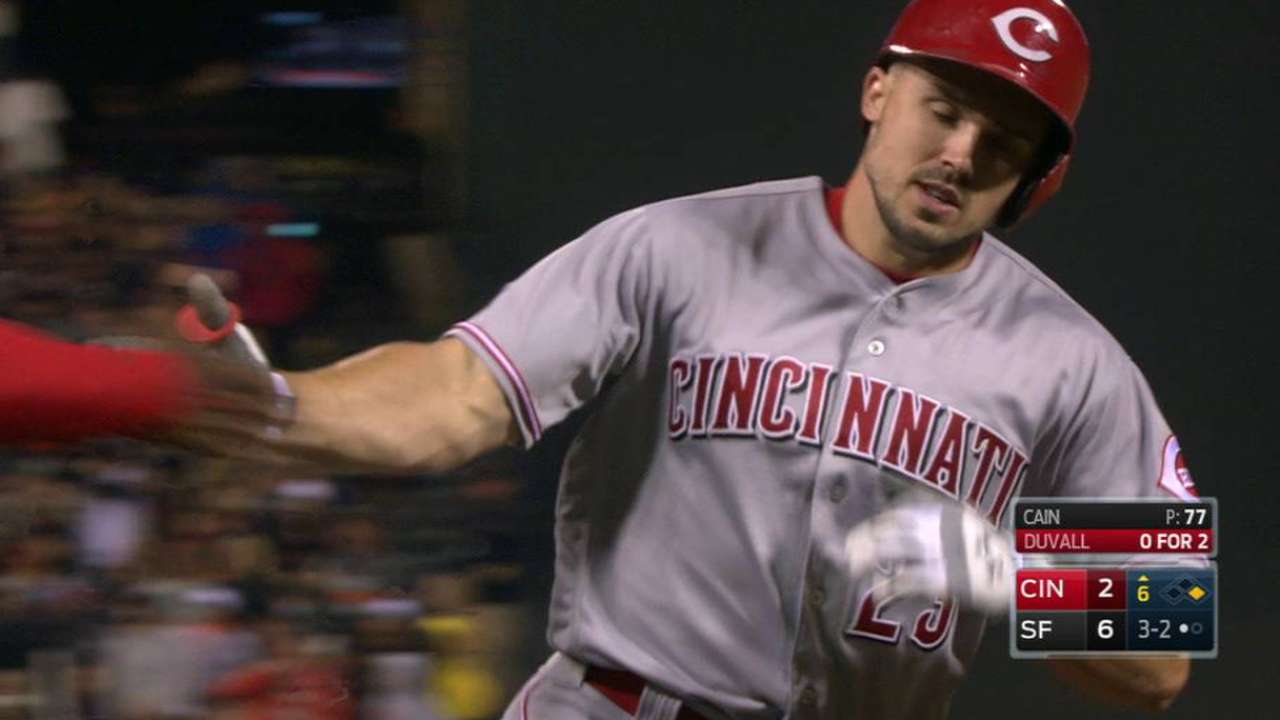Duvall's two-run home run