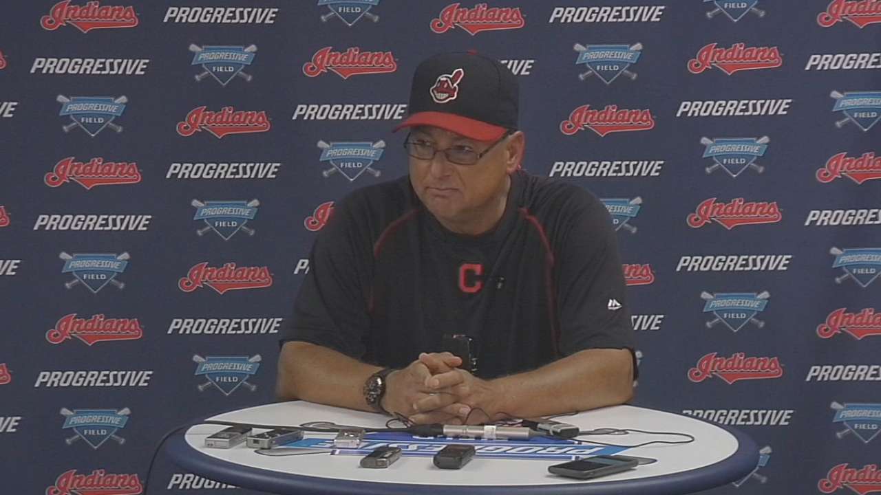 Francona on Carrasco in loss