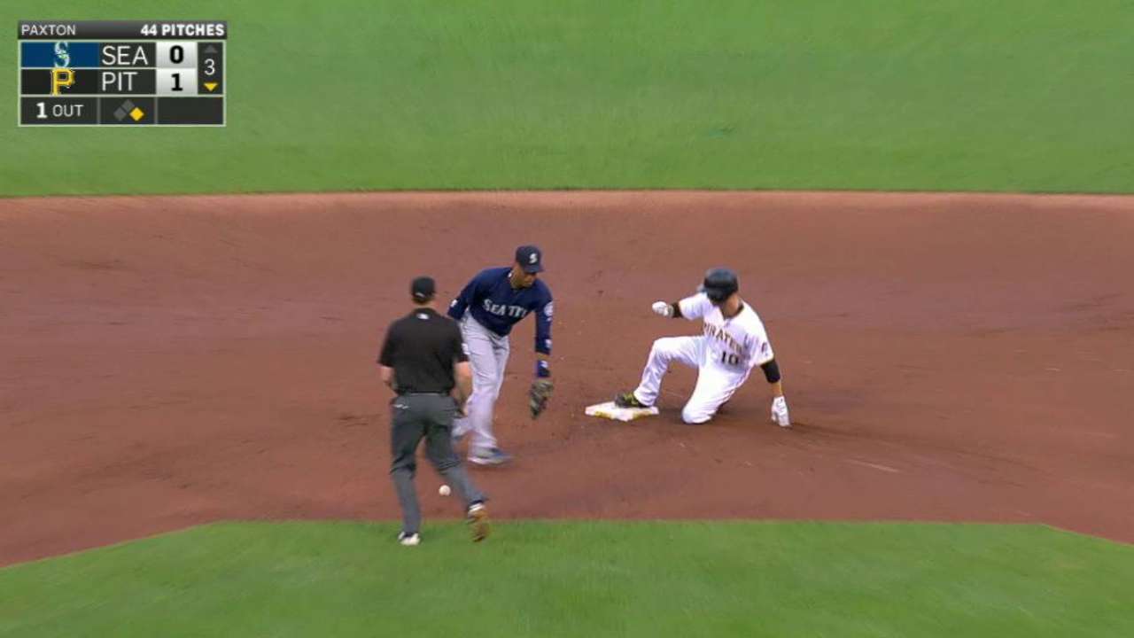 Mercer's RBI double
