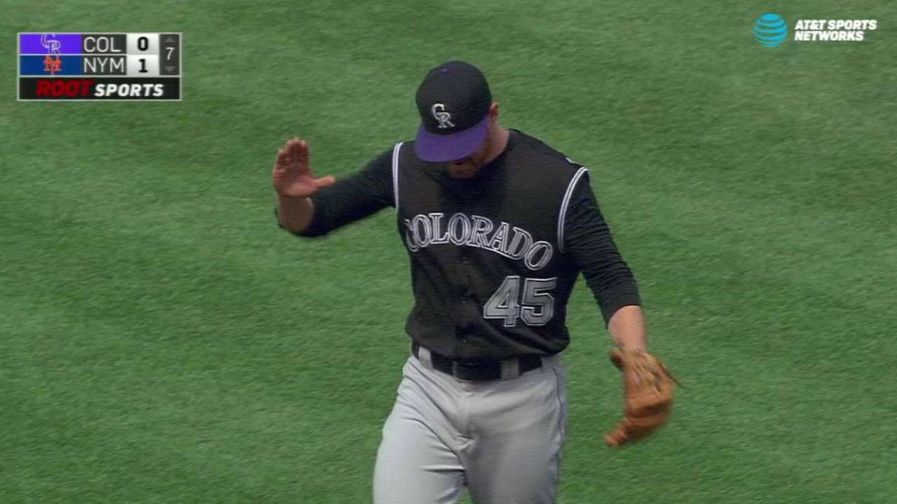 Oberg leaves the bases loaded
