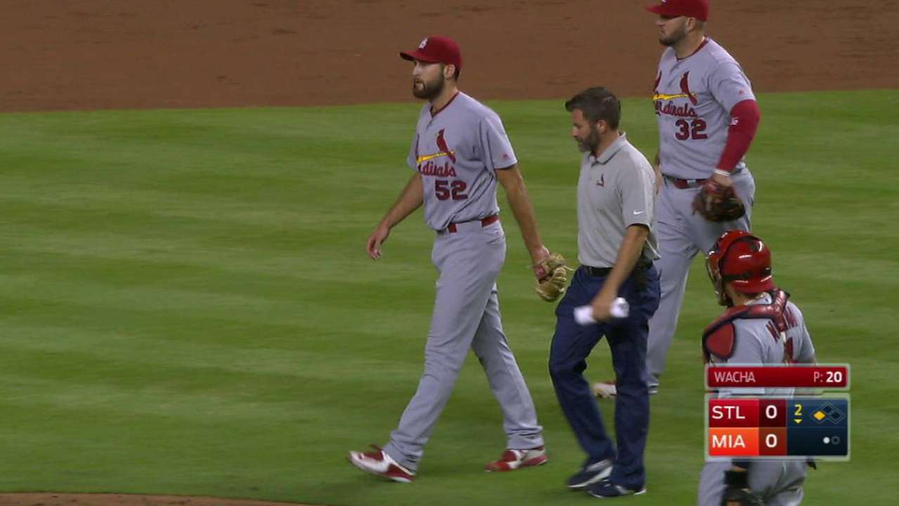 Wacha gets shaken up