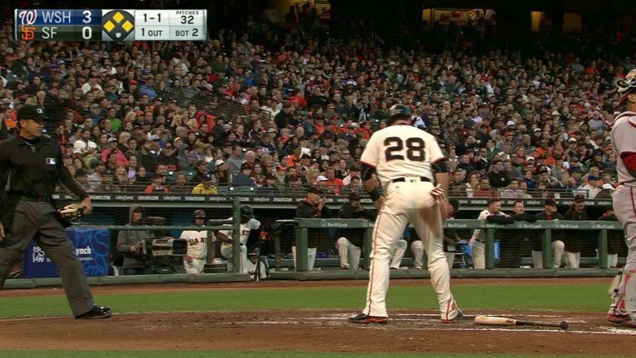Gillaspie's RBI groundout