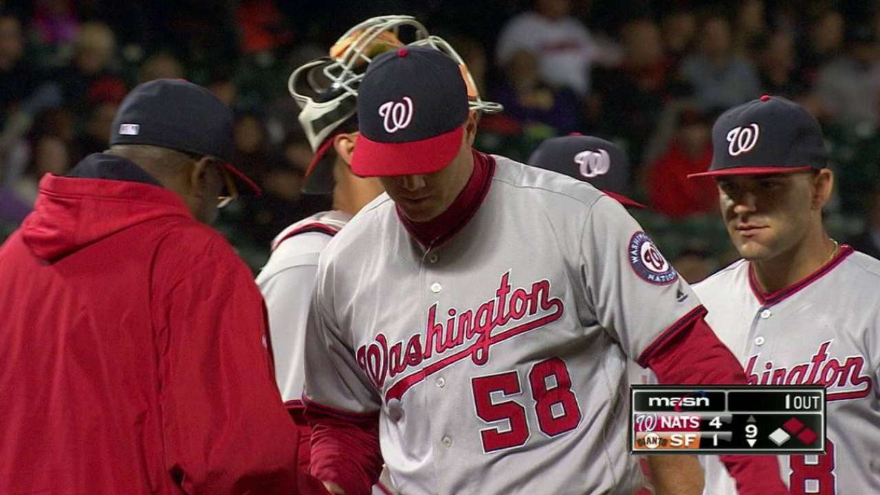 Papelbon removed from game