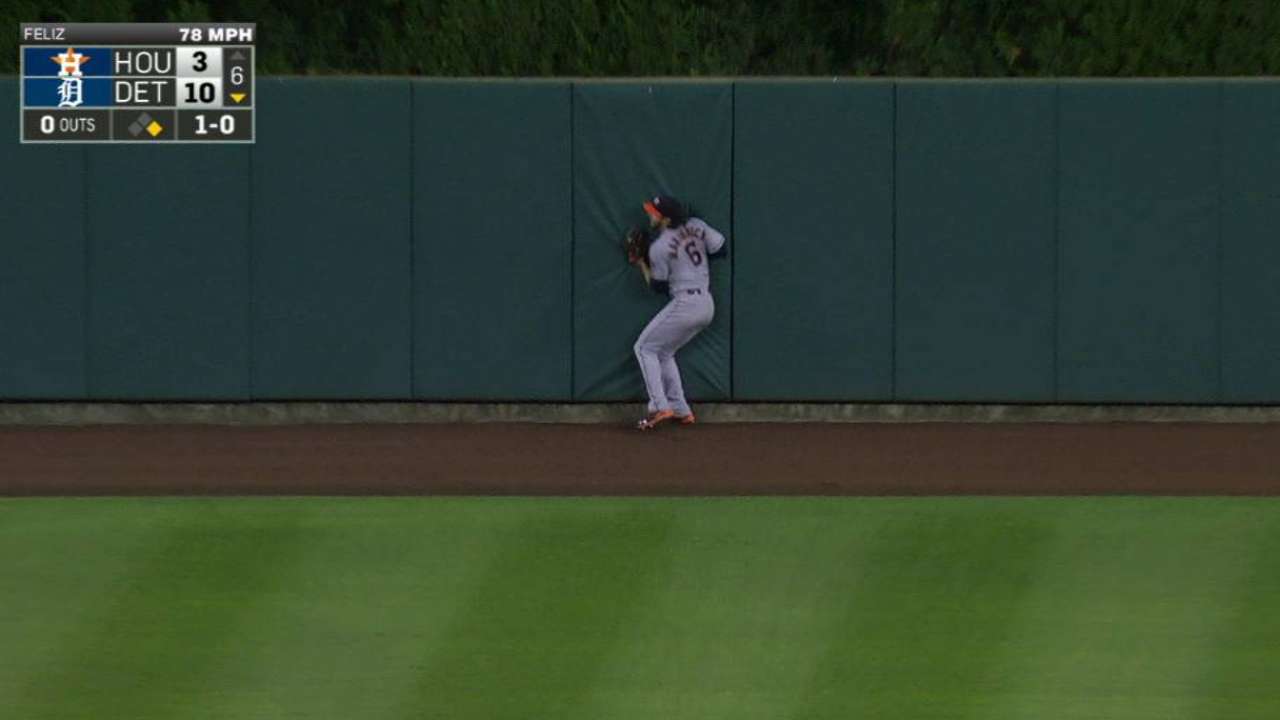 Large home outfield swallowing up best Tigers hits