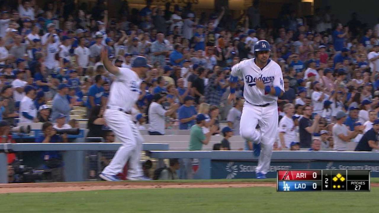 Dodgers remontan 5 carreras y vencen a los D-backs