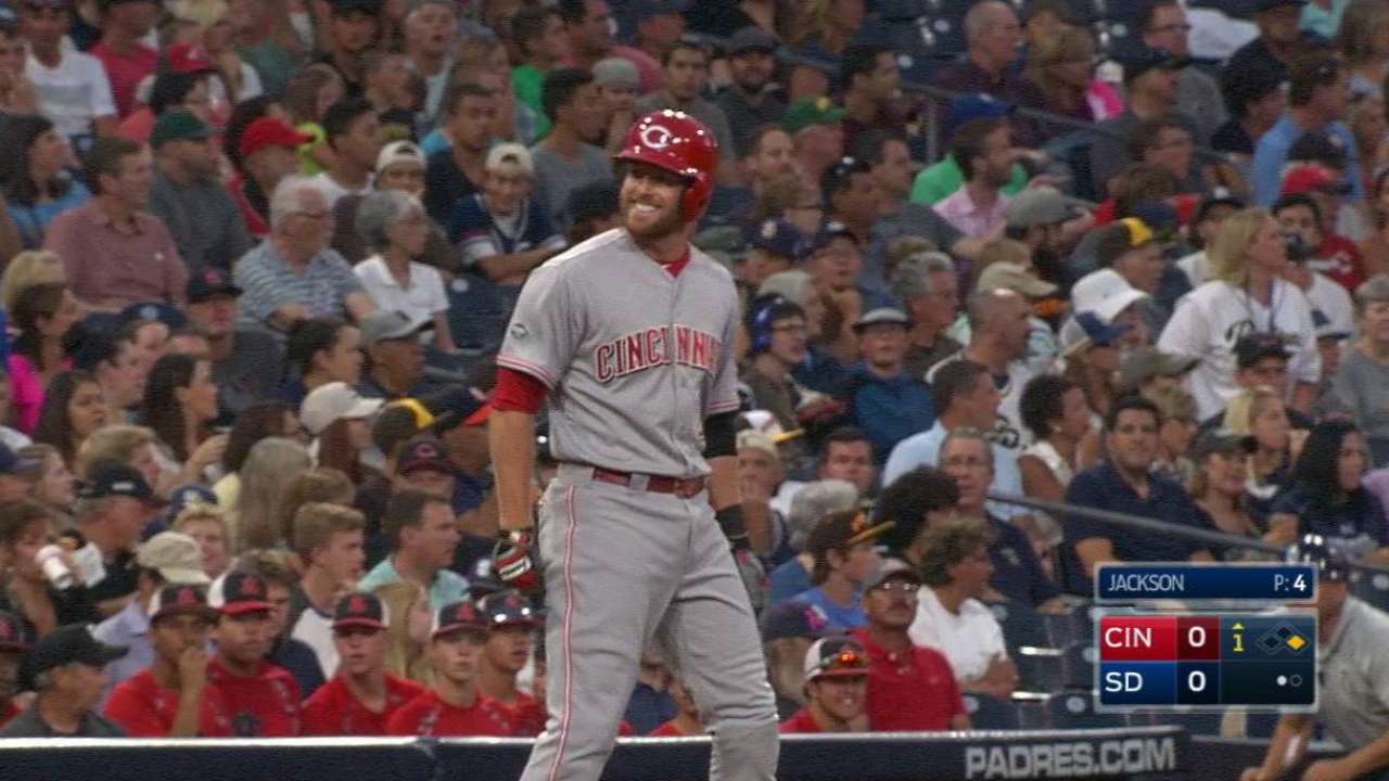It's business as usual for Reds' Bruce, Cozart