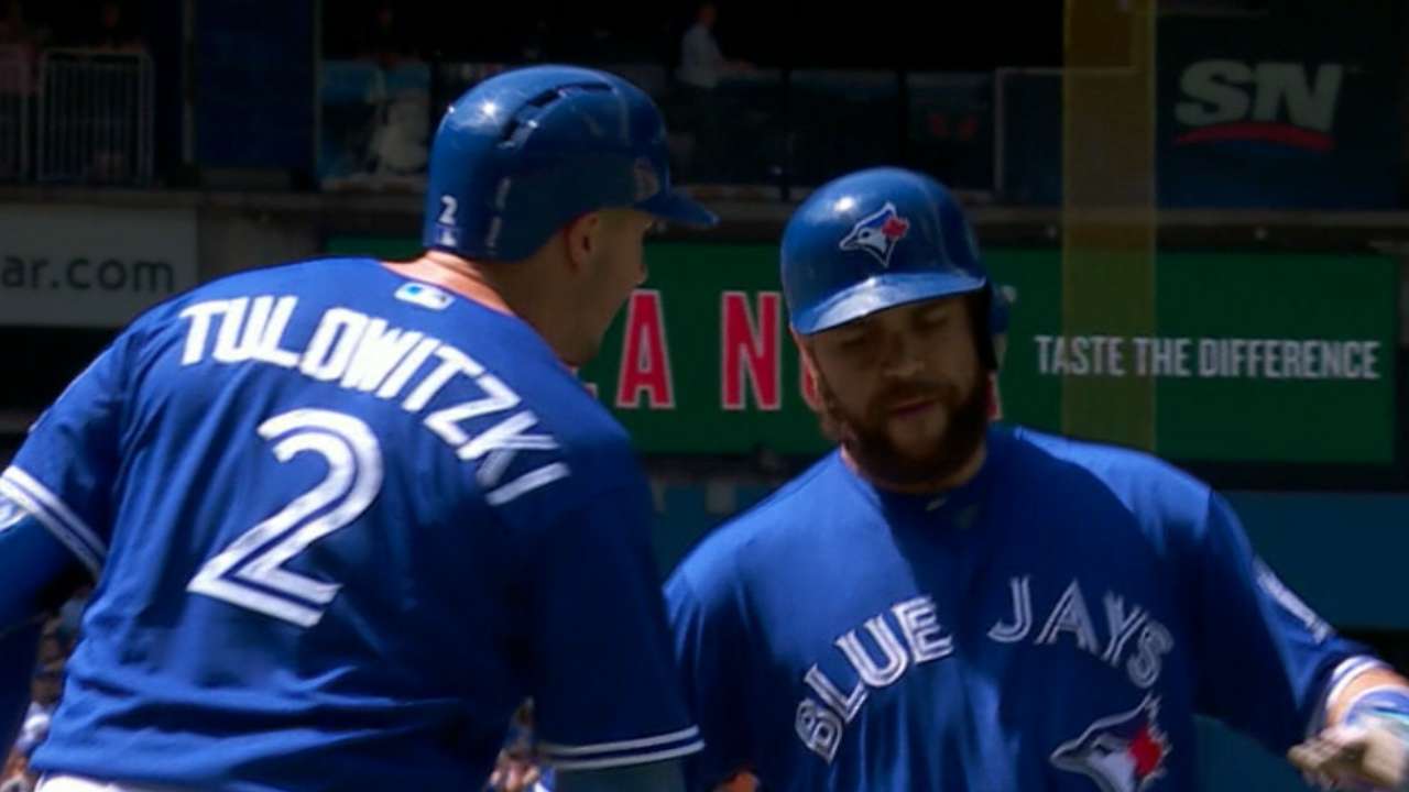 Blue Jays' seven-run 5th inning