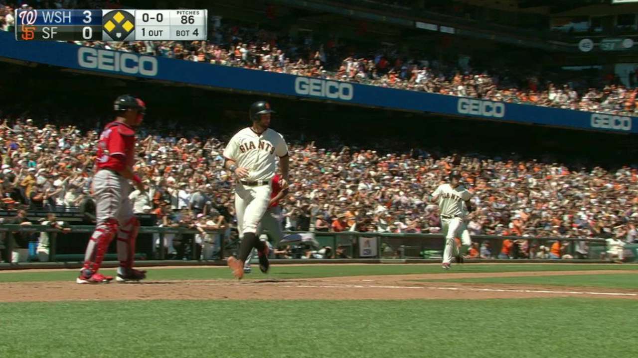Nunez's two-run double