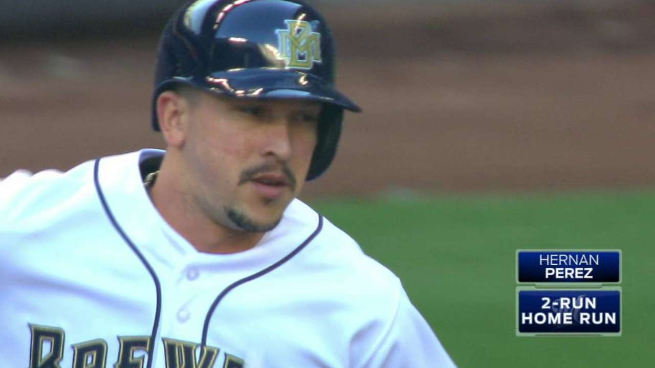 Perez powers Crew to series win over Pirates