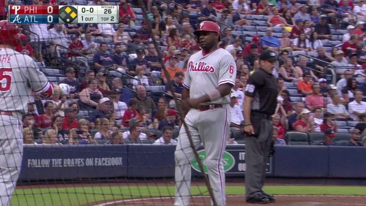 Rupp leads offense as Phils pile on late in win