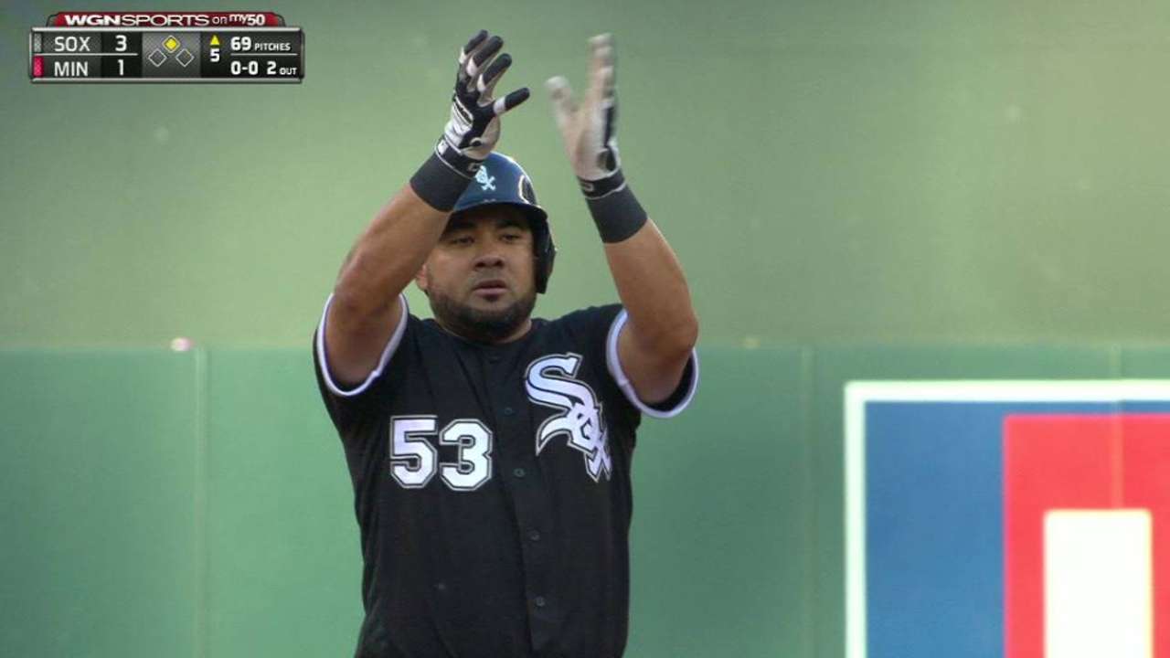 Cabrera's two-run double